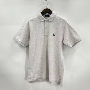 FRED PERRY フレッドペリー　ポロシャツ　Lサイズ　グレー　メンズ　半袖