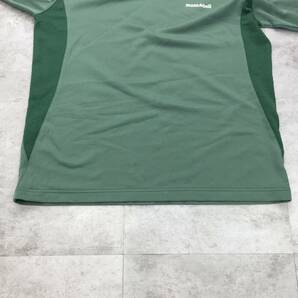 mont-bell モン ベル 長袖シャツ ロゴ柄 メンズ グリーン 緑 サイズの画像5