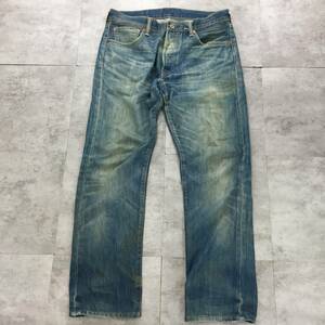 Levi's リーバイス ジーンズ 無地 メンズ ブルー 青 32インチ