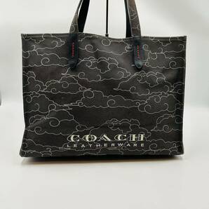 1円～【未使用級】入手困難品 コーチ COACH ナルト NARUTO トートバッグ ビジネスバッグ ブリーフケース A4 2way レザー メンズ レディースの画像3