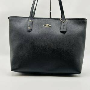 1円【入手困難品】 定価10万円 コーチ COACH トートバッグ ビジネスバッグ ブリーフケース A4 2way レザー メンズ レディース ブラック の画像2