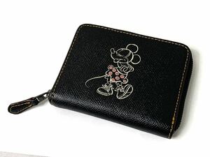 ☆美品☆COACH×Disney/コーチ×ディズニー ラウンドファスナーウォレット 財布 コインケース 