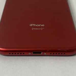 Apple iPhoneXR A2106 MT062J/A 64GB バッテリー77% レッド系 現状品の画像9