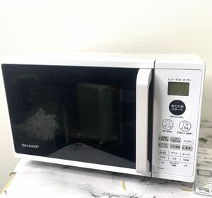 ★極美品★SHARP/シャープ 電子レンジ RE-M16A-W 庫内16L ターンテーブル ホワイト 650W 2023年製