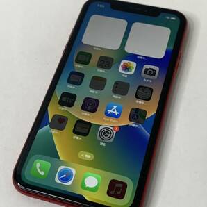 Apple iPhoneXR A2106 MT062J/A 64GB バッテリー77% レッド系 現状品の画像1