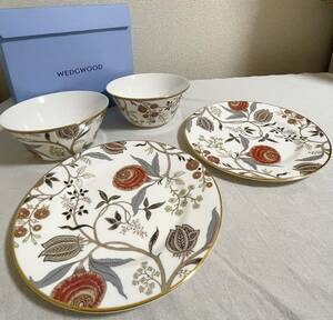 未使用　4点　WEDGWOOD ウェッジウッド プレート パシュミナ　食器 皿　ボウル　カップ　小鉢　