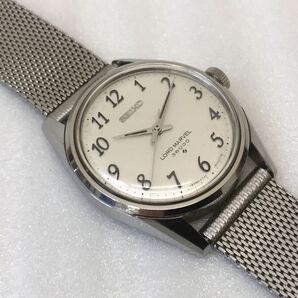 【希少品・稼働品 】SEIKO LORD MARVEL セイコー ロードマーベル 5740-8000 手巻き 36000ビート アラビア数字 絹目文字盤 の画像3