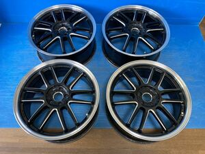 RAYS GRAM LIGHTS 57ULTIMATE JAPAN 18インチ 18x7.5J +42 100/5H 中古4本 レイズ グラムライツ57