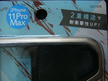 BAUT・バウト／＜360°MOVES FLAT RING STONG CASE*2重構造で耐衝撃性UP!・iPhone11ProMax用ケース(BJ1909)＞□彡『未使用品』_画像3