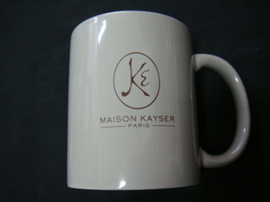 MAISON KAYSER・メゾンカイザー／＜―PARIS―*陶器製マグカップ＞□彡『未使用品』
