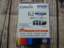 EPSON・エプソン^,,.“純正”IC4CL62A1(4色パック/62)インクカートリッジ_.,,^「新品」_画像4