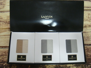 LANVIN・ランバン^,,.ストッキング*サイズS~L(ヒップ80～98cm/身長145～165cm)ナイロン・ポリウレタン・3個セット_.,,^「未使用品」