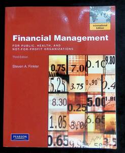 ★送料0円★　Financial Management Third Edition Steven A.Finkler PEARSON　2010年　財務管理 第3版　ZB240403M1