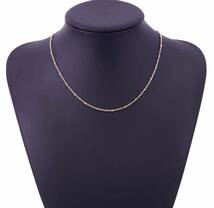 ゴールドネックレス シンプル18KGP Gold Plated necklace チェーンネックレス 56_画像2