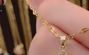 ヘキサグラム シンプルダイヤCZ 18KGP Gold Plated necklace 送料一律 57