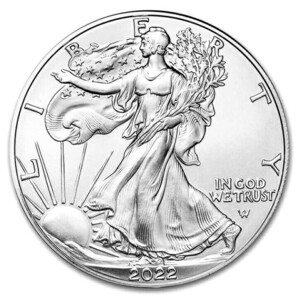 イーグル銀貨 1オンス 2022年製の画像2