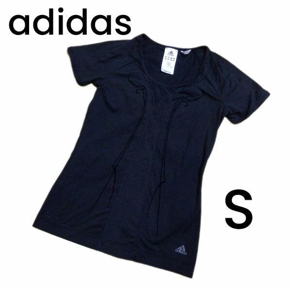 【adidas】CLIMA LITE ブラック Tシャツ Sサイズ