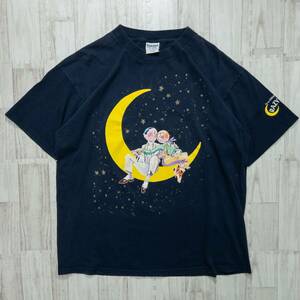 古着 90s GILDAN CRAZY FOR YOU ミュージカル系 コメディ Ｔシャツ トップス メンズXL ネイビー XL カナダ製