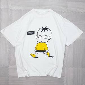 古着 90s 玖保キリコ いまどきのこども プリントTシャツ トップス メンズXL相当 ホワイト シングルステッチ