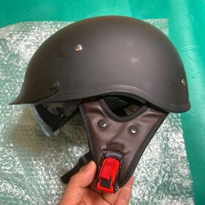 ヘルメット ハーフヘルメット ベレー帽 半帽ヘルメット ビンテージヘルメット メンズ レディース 耐衝撃性 超軽量 個性 Lサイズ 59-60cmの画像4