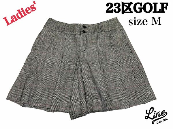 23区GOLF ゴルフ　パンツ　キュロットパンツ　レディースM スカート