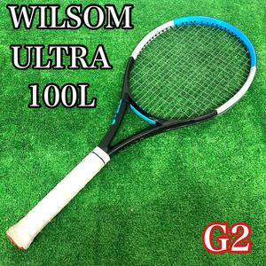 【大人気モデル】　WILSON ウィルソン　ULTRA　100L V3.0 ウルトラ　硬式テニスラケット　TENNIS　