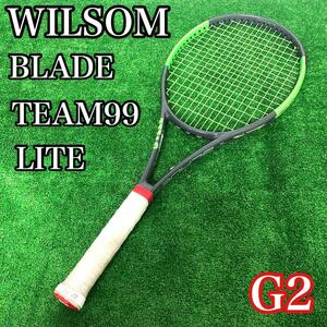 【大人気モデル】　WILSOM ウィルソン　BLADE　ブレード　TEAM99 LITE テニスラケット　TENNIS　