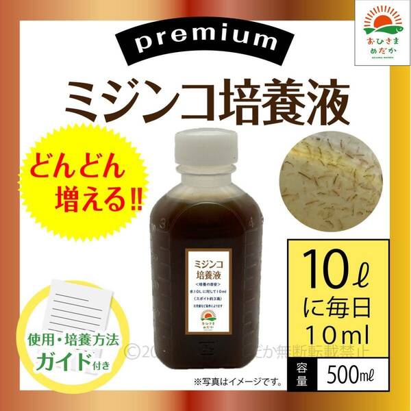 おためし【ミジンコ培養液500ml】アクアリウム錦鯉金魚熱帯魚ゾウリムシめだかタマミジンコ オオミジンコ PSBとクロレラ併用可