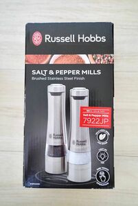 【新品未使用】Russell Hobbs ラッセルホブス 電動ミル ソルト&ペッパー 7922JP ヌートバー 