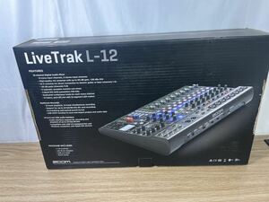 ■FR2086 ZOOM LiveTrak L-12 美品 ズーム 12chデジタルミキサー ACアダプタ 元箱 中古品