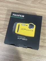 ■FR2043 FUJIFILM フジフィルム FINEPIX XP120 コンパクトカメラ デジカメ イエロー 充電器付 中古美品_画像2