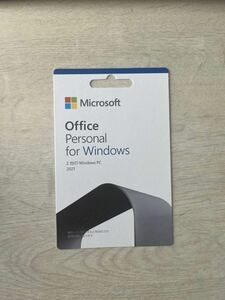 新品未使用 マイクロソフトoffice 2021 personal 