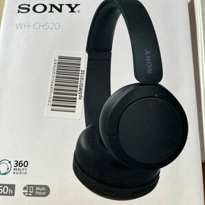 SONY ブラック ヘッドホン ワイヤレスヘッドフォン　WH-CH520