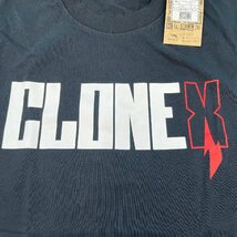 【10093P025】Clone X Tシャツ Sサイズ RTFKT NIKE タグ付 半袖 夏物 ナイキ クローンＸ 黒 NFT メタバース デジタル アバター クール_画像3