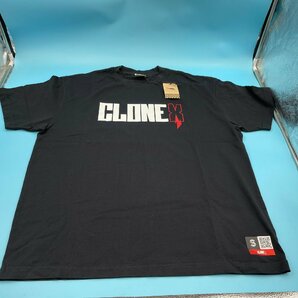 【10089P025】Clone X Tシャツ Lサイズ RTFKT NIKE タグ付 半袖 夏物 ナイキ クローンＸ 黒 NFT メタバース デジタル アバター クールの画像2