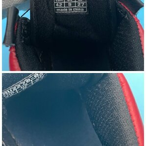 【10084O182】AVIREX トレッキングシューズ AU2278-03 赤 黒 アヴィレックス スニーカー 山登り ハイキング アウトドア 靴 27cm メンズの画像5