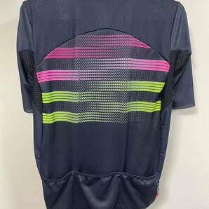 カステリ Castelli Endurance Pro Jersey - savile blue / pink-electric lime XSサイズの画像2