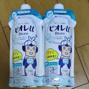 ビオレu ボディウォッシュ やさしいフレッシュフローラルの香り つめかえ用 340ml 2袋 つめかえ用 ボディ ボディソープ