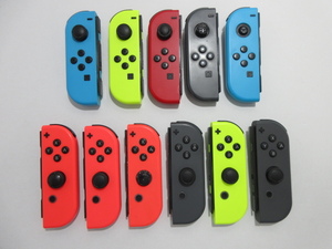 k31516-ty 【送料650円】ジャンク★計11個 Nintendo Switch Joy-Con(L)×5、Joy-Con×6 ジョイコン [035-240408]