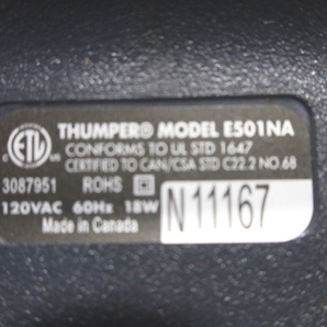 n76138-ty 未使用★ Thumper Sport 振動マッサージャー E501 ※経年劣化による臭いあり [106-240415]の画像7