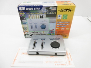 s22276-ty [ postage 950 jpy ] Junk * Eddie roll EDIROL USB audio interface UA-3 AUDIO CAPTURE [000-240426]