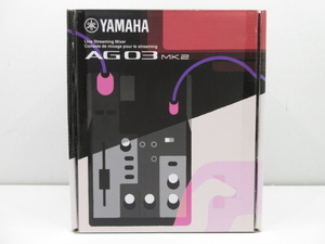 n76414-ty ジャンク★YAMAHA ヤマハ AG03 ライブストリーミングミキサー コンソール [091-240427]