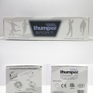 n76138-ty 未使用★ Thumper Sport 振動マッサージャー E501 ※経年劣化による臭いあり [106-240415]の画像8