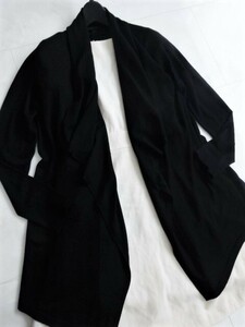  theory theory beautiful goods spring summer. all-purpose item thin outer feather weave cardigan black 