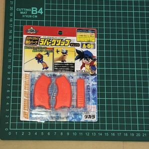 爆転シュート ベイブレード bakuten shoot beyblade 初期 新品 未開封 当時 旧 パーツ takao aoki ラバーグリップ A-58の画像4