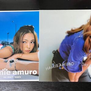 安室奈美恵 12インチ4枚＋2枚組アルバムセットほぼ全て新品 no more tears,Say The Word,Something Bout The Kiss LOVE 2000,GENIUS 2000の画像2