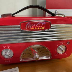 コカ・コーラ アンティーク ラジオ Coca-Cola Coca Cola CCR01 Vintage Style Am/FM Radioの画像2