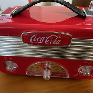 コカ・コーラ アンティーク ラジオ Coca-Cola Coca Cola CCR01 Vintage Style Am/FM Radioの画像3