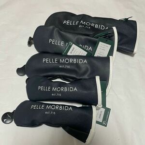 新品未使用　pelle morbida ゴルフ　ヘッドカバー ドライバー　フェアウェイ　ユーティリティ　ut fw dw ネイビー