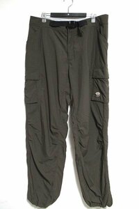 N6737:mountain hardwear(マウンテンハードウエア)薄手ナイロンカーゴパンツ/カーキ/L：5